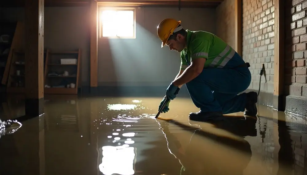 Professional water damage restoration services in Triangle, VA